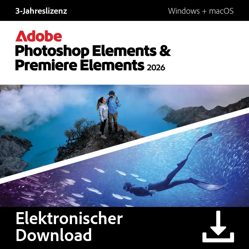 Adobe Photoshop Elements + Premiere Elements 2026