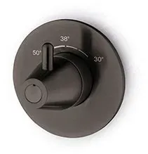 JEE-O cone Unterputz-Thermostat, gun metal, 900-2506 900-2506