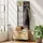 Homcom Garderobenset mit Spiegel 60 x 13,5 x 127,5 cm Naturholz