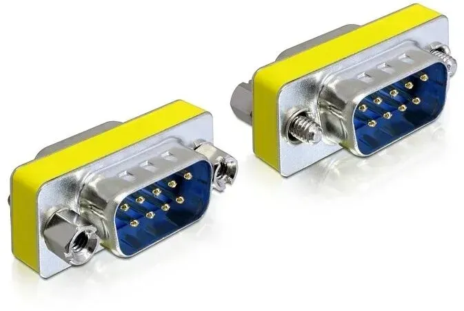 DeLOCK D-sub 9 M/M DB9 Silber
