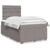 Maison Exclusive - Boxspringbett mit Matratze Taupe 120x200 cm Stoff - Taupe