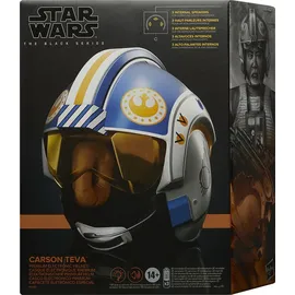 Star Wars The Black Series Carson Teva elektronischer Helm mit weiterentwickelten LED- und Soundeffekten, ab 14 Jahre, Film, 1 Stück