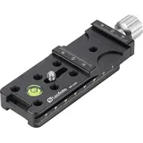 leofoto NR-100 100mm nodal slide with clamp (Stativschlitten), Stativ Zubehör, Schwarz