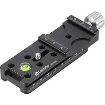 leofoto NR-100 100mm nodal slide with clamp (Stativschlitten), Stativ Zubehör, Schwarz