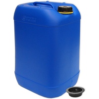 25 Liter Kanister Wasserkanister Campingkanister lebensmittelecht + Extra Blitzverschluss