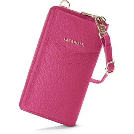 lazarotti Bologna Leder Geldbörse Damen rosa
