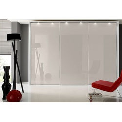 Staud Sonate Rom Schwebetürenschrank Glas versch. Farben Breite 336 cm