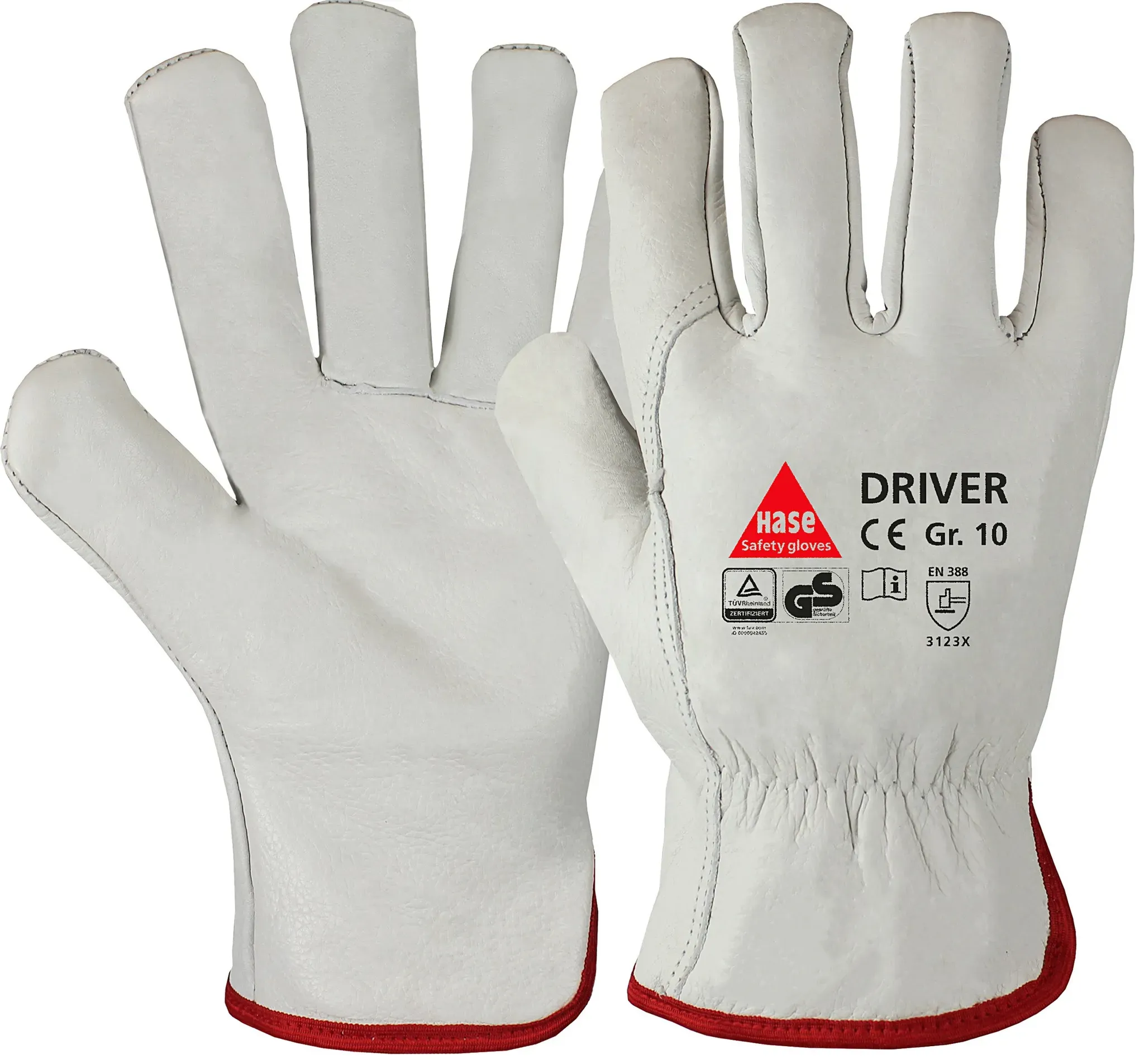 Hase Handschuhe Driver, natur, 12
