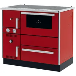 Holzofen (7,44 kW) + Boiler (20,1 kW) Sannover 27 kW Bordeaux
