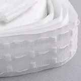 WANYI Gardinenband Kräuselband 7.5CM Breit Vorhangband zum Aufnähen Baumwolle Gardinen Kräuselband Universalband Reihband Faltenband für Gardinen Band(4M)