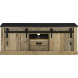 Home Affaire SHERWOOD Lowboard 161 cm Braun Holz