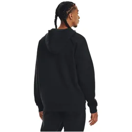 Under Armour Rival Fleece Kapuzenjacke Herren Schwarz/Weiß L