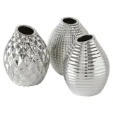 Boltze Vase Celly silber