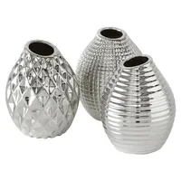 Boltze Vase Celly silber