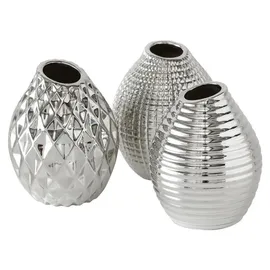 Boltze Vase Celly silber