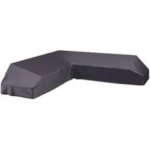 AeroCover Schutzhülle für Eck-Lounge L-Form Polyester Grau
