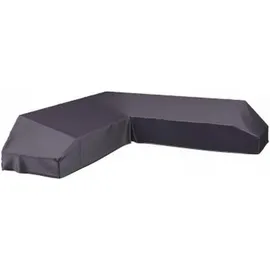 AeroCover Schutzhülle für Eck-Lounge L-Form Polyester Grau