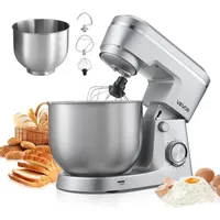 Vevor Knetmaschine 1500 W Silber