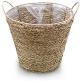 Spetebo Seegras Pflanzkorb 27 x 24 cm Natur