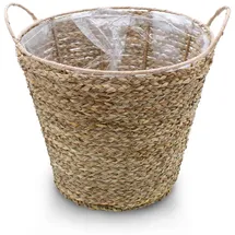Spetebo Seegras Pflanzkorb 27 x 24 cm Natur