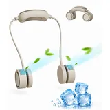 MOPUEA Turboventilator Nackenventilator Klappbar Akku Leise Sport Faltbar Mini 3 Stufen