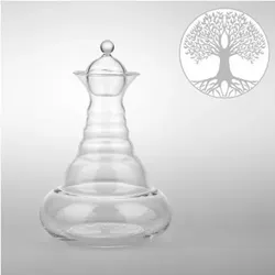 Karaffe Family mit Affirmation Baum des Lebens - Lasergravur 2,3l