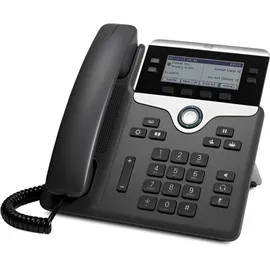 Cisco IP Phone 7841 WITH, Telefon, Silber, Schwarz