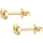 Elli DIAMONDS Ohrstecker Infinity Gelbgold 0,03 ct 585 Gelbgold onesize