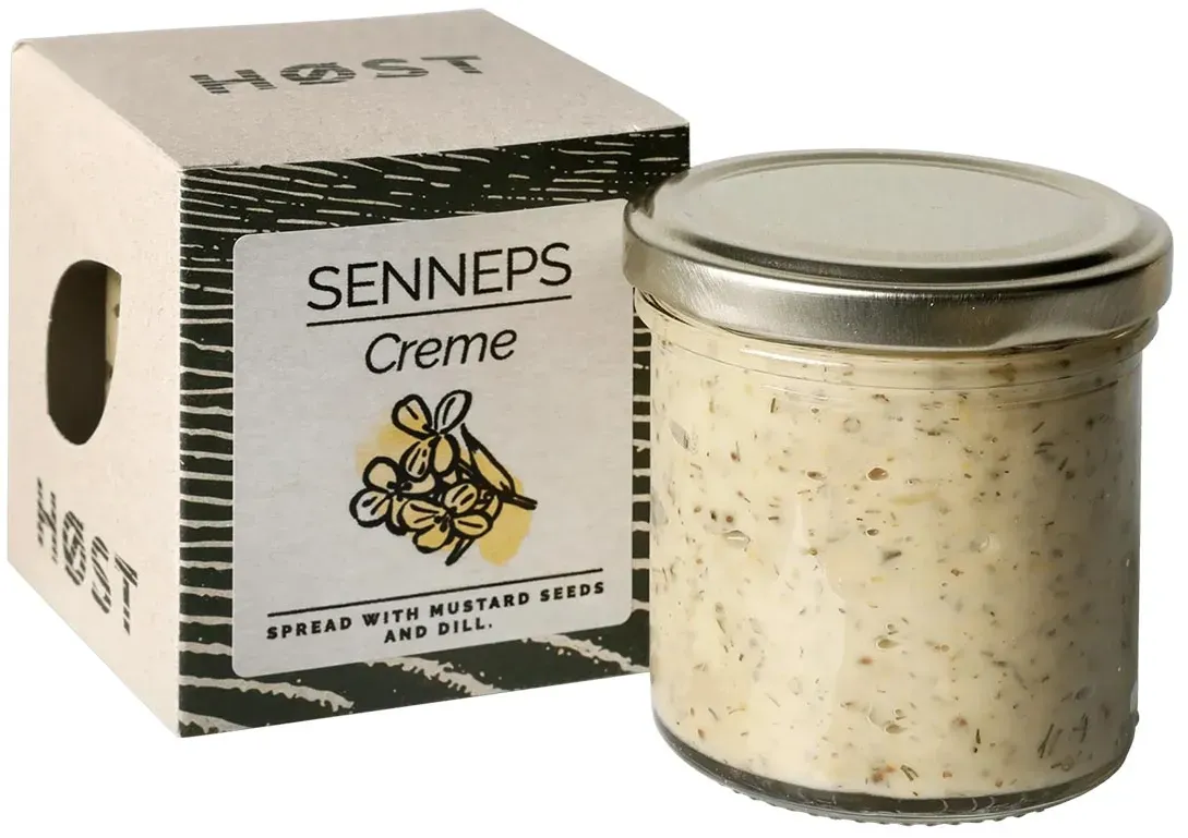 HØST SENNEPS Creme – Aufstrich mit Senfkörnern & Dill, Perfekt als Gravlax-Sauce