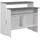 vidaXL Bartisch mit 2 Tischplatten Weiß und Grau 130 x 40 x 120 cm