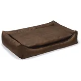 Beeztees Tierbett Uma - Orthopädisches Hundebett - Braun - 120x80x23 cm