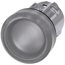 Siemens 3SU10516AA700AA0 Leuchtmelder, 22mm, rund, Metall, hochglanz, klar, Linse, glatt - 5 Stück