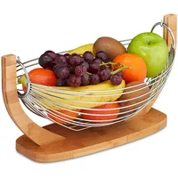 Relaxdays Obstkorb braun 38,0 x 23,0 cm, 1 St.