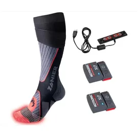 Zanier Heated Socks SET XLP 1P BT, schwarz (2000) S