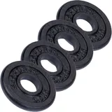 ScSPORTS ScSPORTS® Hantelscheiben Set Ø 30mm Gusseisen Gewichtsscheiben Gewichte