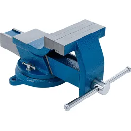 BGS Schraubstock Stahl 150 mm blau geschmiedet