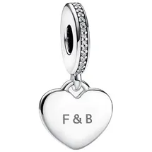Pandora Gravierbares Herz Silber 798761C01