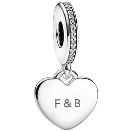 Pandora Gravierbares Herz Silber 798761C01