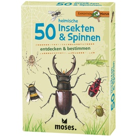 Moses Expedition Natur 50 heimische Insekten und Spinnen