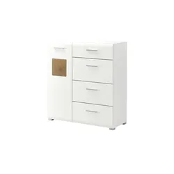 Kommode   Cortina  , weiß , Maße (cm): B: 100 H: 109 T: 40.0