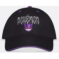 Pokémon Gengar Unisex Cap schwarz 100% Polyester Anime, Fan-Merch,