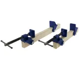 2 x Premium Schraubstock mit unbegrenzter Spannbreite 40 mm