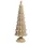 Chic Antique Deko Weihnachtsbaum Antique Stil, H35/Ø 10 cm, latte