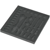 WERA Schaumstoffeinlage ohne Bestückung 344 x 392 x 30 mm schwarz