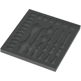 WERA Schaumstoffeinlage ohne Bestückung 344 x 392 x 30 mm schwarz