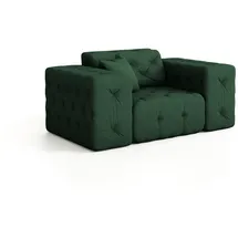 Fun Möbel Sessel Designersessel CHANTAL in Stoff Opera Velvet grün