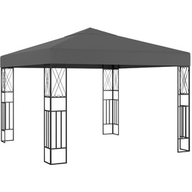 vidaXL Pavillon 3×3 m Anthrazit Stoff - Grau