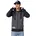 Kapuzenjacke blau meliert 3XL