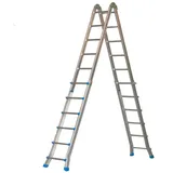 Vago-Tools Teleskopleiter Klappleiter 4 x 6