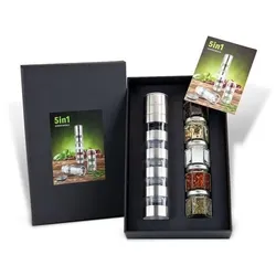 Römer Präsente Gewürz-Set »5in1-Gewürzmühlenvariation Geschenkset«